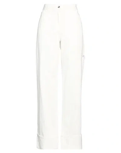 Patrizia Pepe Woman Jeans White Size 30 Cotton