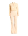 Patrizia Pepe Woman Jumpsuit Apricot Size 4 Polyester, Elastane, Viscose In Neutral