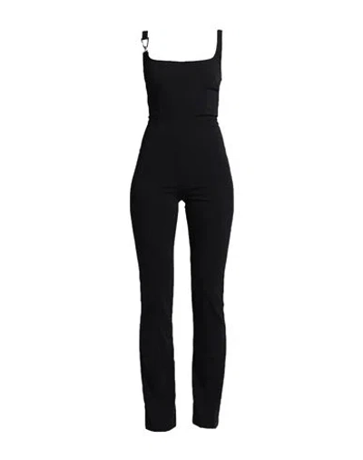 Patrizia Pepe Woman Jumpsuit Black Size 2 Polyester, Elastane