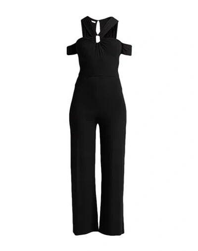 Patrizia Pepe Woman Jumpsuit Black Size 2 Viscose, Elastane
