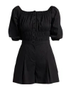 Patrizia Pepe Woman Jumpsuit Black Size 6 Cotton, Polyamide, Elastane