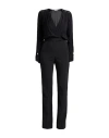Patrizia Pepe Woman Jumpsuit Black Size 6 Polyester, Elastane, Viscose In Black