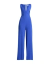 Patrizia Pepe Woman Jumpsuit Bright Blue Size 10 Polyester, Elastane In Blue