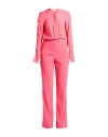 Patrizia Pepe Woman Jumpsuit Coral Size 6 Polyester, Elastane, Viscose In Red