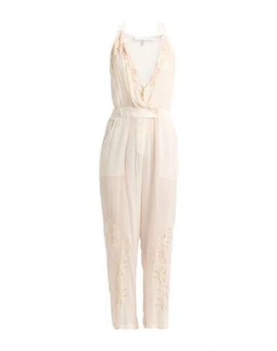 Patrizia Pepe Woman Jumpsuit Cream Size 4 Viscose In White