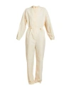 Patrizia Pepe Woman Jumpsuit Cream Size 6 Polyamide, Cotton In White