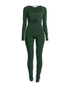 Patrizia Pepe Woman Jumpsuit Dark Green Size 0 Polyamide, Elastane In Green
