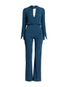 Patrizia Pepe Woman Jumpsuit Deep Teal Size 8 Polyester, Elastane, Viscose In Green