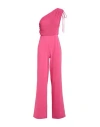 Patrizia Pepe Woman Jumpsuit Garnet Size 4 Polyester, Elastane In Red