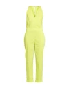 Patrizia Pepe Woman Jumpsuit Lime Green Size 8 Cotton, Polyamide, Elastane