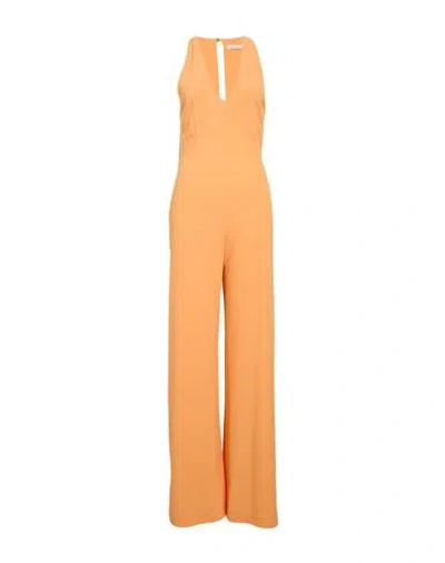 Patrizia Pepe Woman Jumpsuit Orange Size 4 Polyester, Elastane