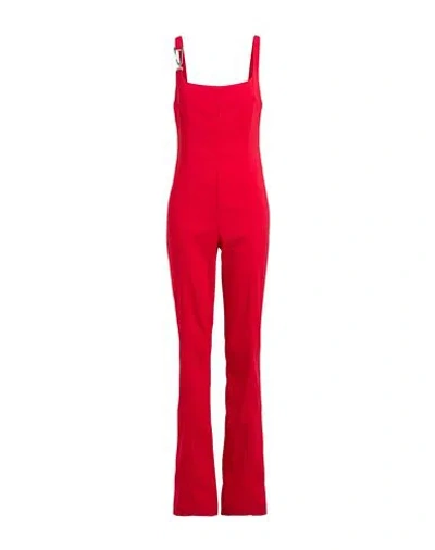 Patrizia Pepe Woman Jumpsuit Red Size 8 Polyester, Elastane
