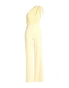 Patrizia Pepe Woman Jumpsuit Yellow Size 8 Polyester, Elastane