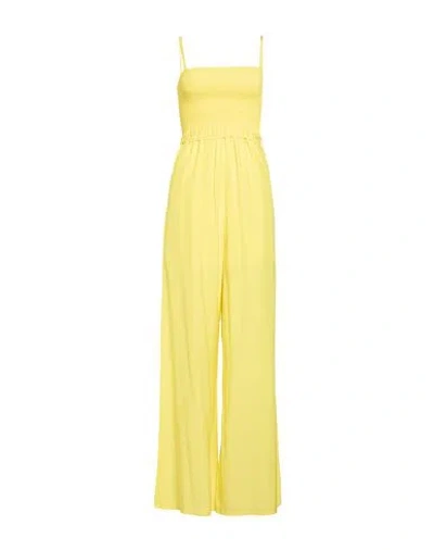 Patrizia Pepe Woman Jumpsuit Yellow Size 6 Viscose