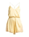 Patrizia Pepe Woman Jumpsuit Yellow Size 6 Viscose, Polyamide, Elastane