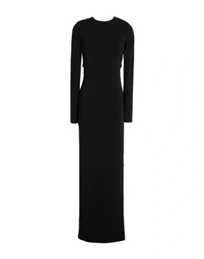 Patrizia Pepe Woman Maxi Dress Black Size 0 Acrylic, Polyamide, Elastane
