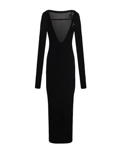 Patrizia Pepe Woman Maxi Dress Black Size 1 Viscose, Polyamide