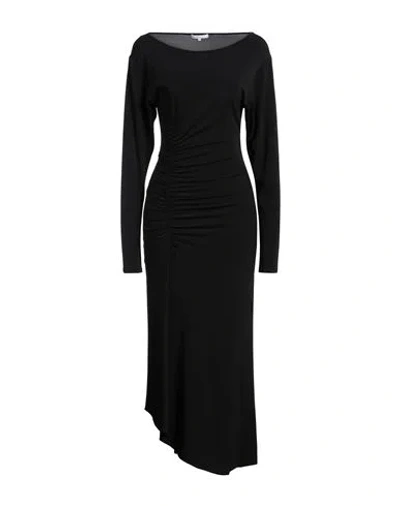 Patrizia Pepe Woman Maxi Dress Black Size 0 Acetate, Polyamide, Elastane