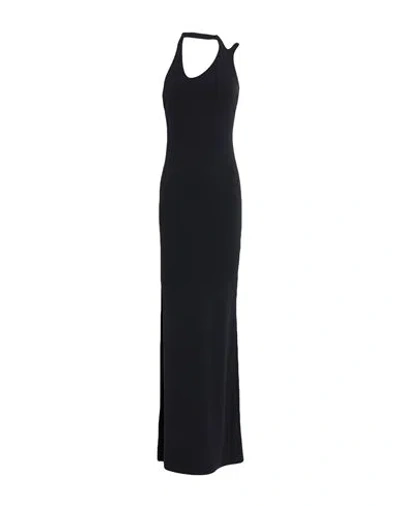 Patrizia Pepe Woman Maxi Dress Black Size 2 Polyamide, Elastane