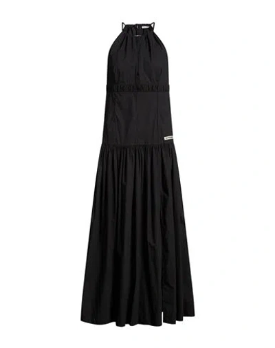 Patrizia Pepe Woman Maxi Dress Black Size 8 Cotton, Polyamide, Elastane