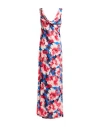 Patrizia Pepe Woman Maxi Dress Coral Size 8 Viscose, Elastane In Red