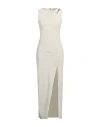 Patrizia Pepe Woman Maxi Dress Cream Size 0 Polyamide, Elastane In White