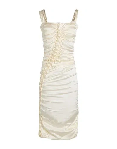 Patrizia Pepe Woman Maxi Dress Ivory Size 6 Viscose, Polyamide, Elastane