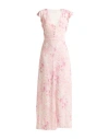 Patrizia Pepe Woman Maxi Dress Light Pink Size 6 Viscose In Pink