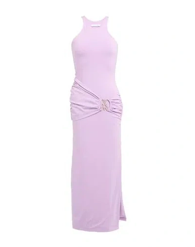 Patrizia Pepe Woman Maxi Dress Lilac Size 2 Lyocell, Elastane In Purple