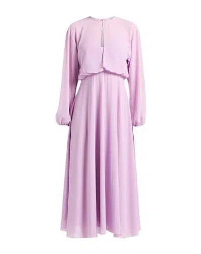 Patrizia Pepe Woman Maxi Dress Lilac Size 8 Polyester