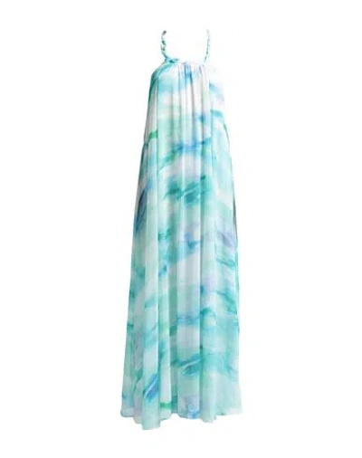 Patrizia Pepe Woman Maxi Dress Sky Blue Size 10 Polyester