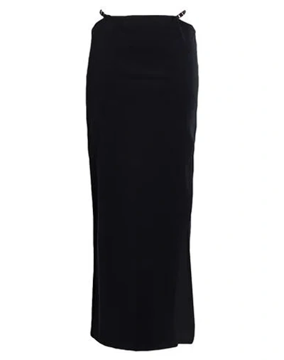 Patrizia Pepe Woman Maxi Skirt Black Size 0 Polyamide, Elastane