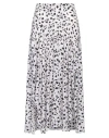 Patrizia Pepe Abstract-print Midi Skirt In Purple