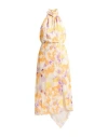 Patrizia Pepe Woman Midi Dress Apricot Size 10 Viscose In Multi