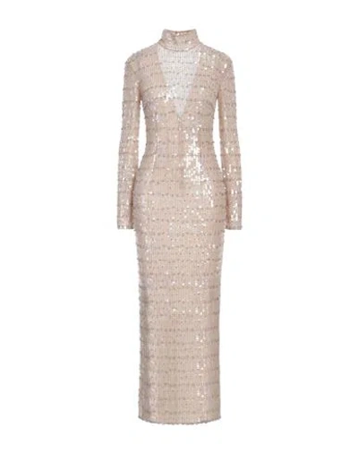 Patrizia Pepe Woman Midi Dress Beige Size 2 Polyamide
