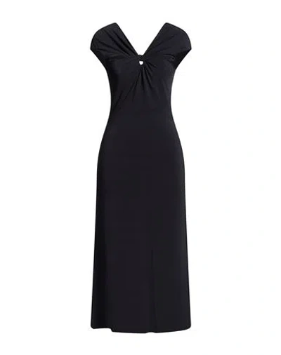 Patrizia Pepe Woman Midi Dress Black Size 0 Acetate, Polyamide, Elastane