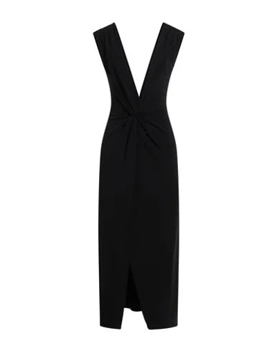 Patrizia Pepe Woman Midi Dress Black Size 1 Acetate, Polyamide, Elastane