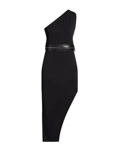 Patrizia Pepe Woman Midi Dress Black Size 1 Polyester
