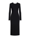 Patrizia Pepe Woman Midi Dress Black Size 2 Polyamide, Elastane In Black