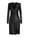 Patrizia Pepe Woman Midi Dress Black Size 1 Polyester, Elastane