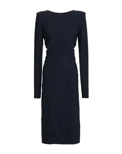 Patrizia Pepe Woman Midi Dress Black Size 3 Polyamide, Elastane