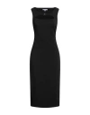 Patrizia Pepe Woman Midi Dress Black Size 4 Polyester, Elastane