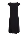 Patrizia Pepe Woman Midi Dress Black Size 8 Viscose