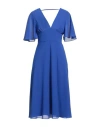 Patrizia Pepe Woman Midi Dress Blue Size 8 Polyester