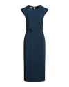 Patrizia Pepe Woman Midi Dress Deep Teal Size 10 Polyester, Elastane In Green
