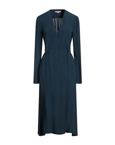 Patrizia Pepe Woman Midi Dress Deep Teal Size 6 Viscose In Green