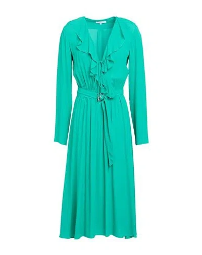 Patrizia Pepe Woman Midi Dress Emerald Green Size 10 Viscose