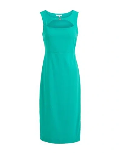 Patrizia Pepe Woman Midi Dress Emerald Green Size 2 Polyester, Elastane In Pink