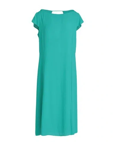 Patrizia Pepe Woman Midi Dress Emerald Green Size 4 Viscose