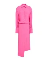 Patrizia Pepe Woman Midi Dress Fuchsia Size 8 Viscose
